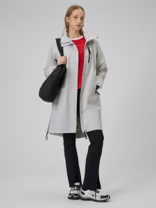 4F Płaszcz membrana 8000 damski - szary S