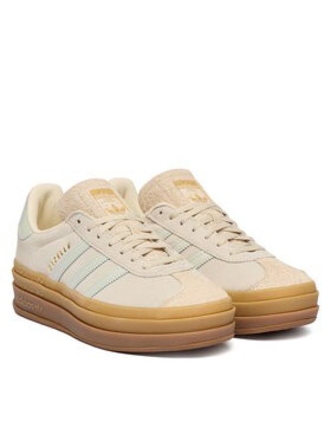 adidas Sneakersy Gazelle Bold IH6782 Beżowy