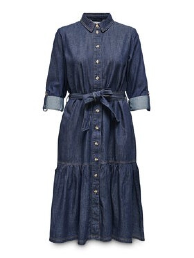 ONLY Sukienka jeansowa Sevigny 15357967 Granatowy Regular Fit