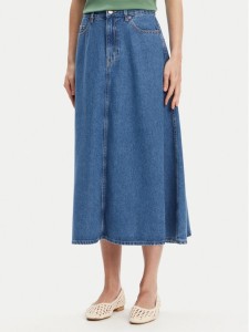 United Colors Of Benetton Spódnica jeansowa 43C8D004K Niebieski Regular Fit