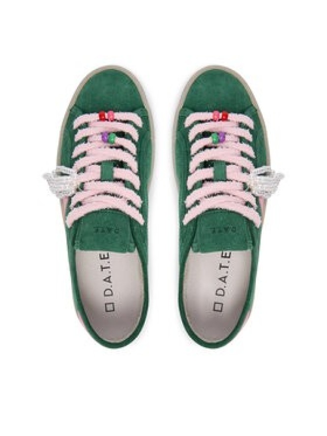 D.A.T.E. Sneakersy Tender W441-TE-BW Zielony