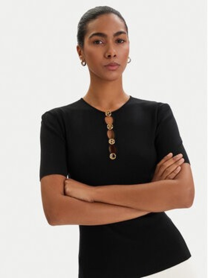 KARL LAGERFELD Bluzka B1W18014 Czarny Slim Fit