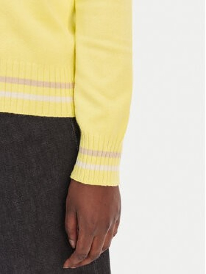 Liu Jo Sport Sweter TA6068 MS49I Żółty Regular Fit
