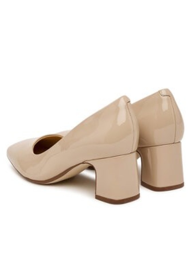 Clarks Czółenka Fernie Court 26183034 Beżowy jasny