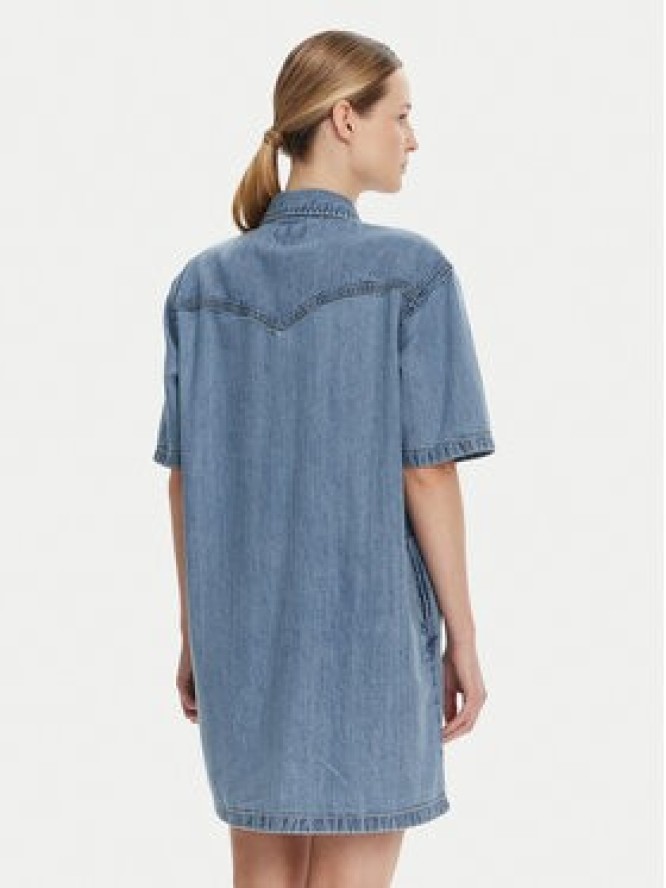 Guess Jeans Sukienka jeansowa W5GK99 D5M81 Niebieski Regular Fit