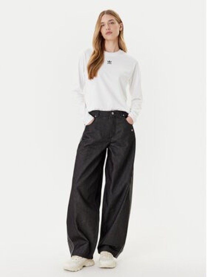 adidas Jeansy Premium Essentials JV7773 Czarny Wide Leg