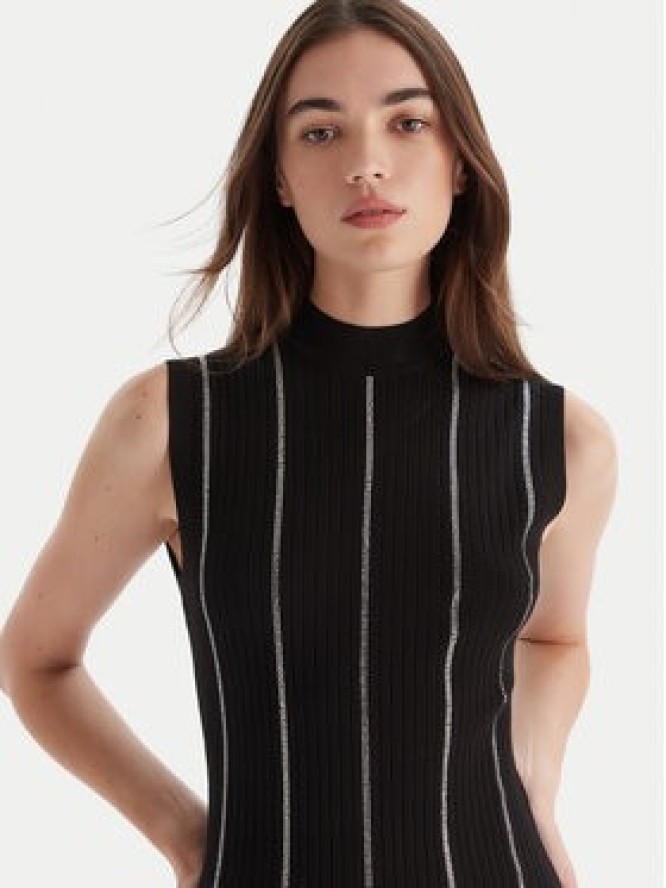 HUGO Sukienka dzianinowa Sbonny 50548258 Czarny Slim Fit