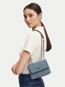 Guess Torebka Giully II Mini HWDD96 73740 Niebieski