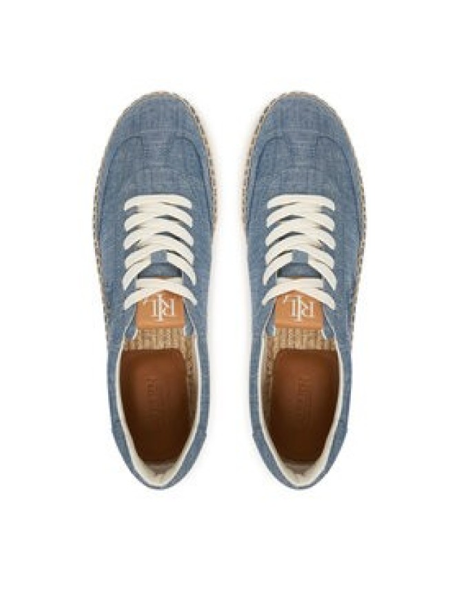 LAUREN RALPH LAUREN Espadryle 802P10497001 Niebieski