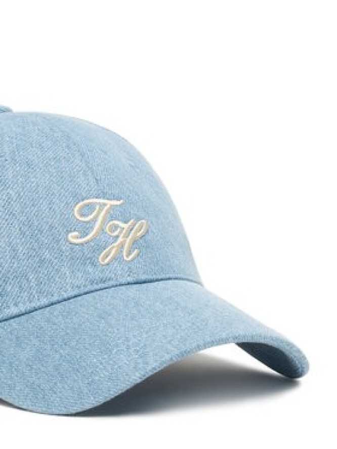 Tommy Hilfiger Czapka z daszkiem Th Embroidered AW0AW17486 Błękitny