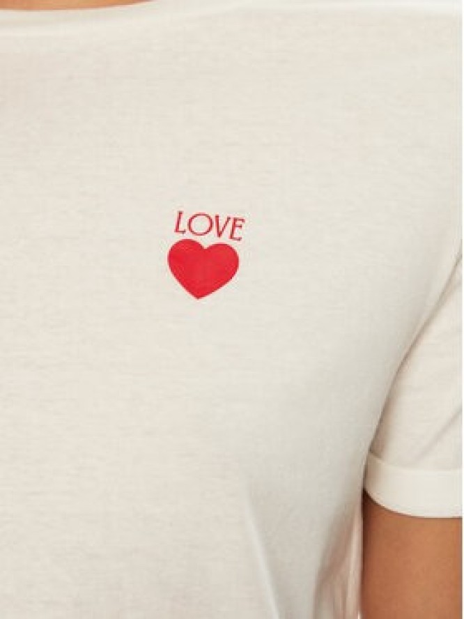 JDY T-Shirt Kitty 15318845 Biały Regular Fit