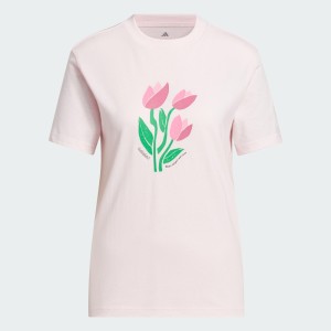 KOSZULKA FLORAL BLOOM AT YOUR OWN PACE GRAPHIC