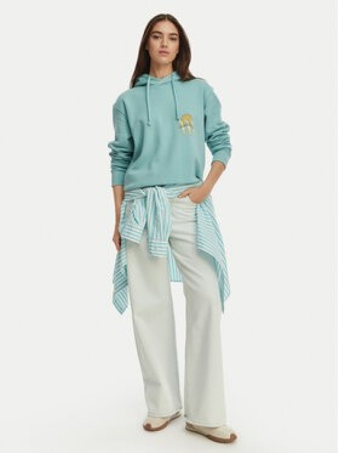 Billabong Bluza Ready And Set EBJSF00184 Turkusowy Loose Fit