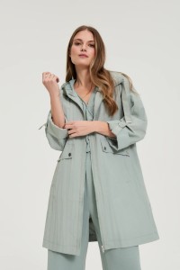 Kurtka parka oliwkowa