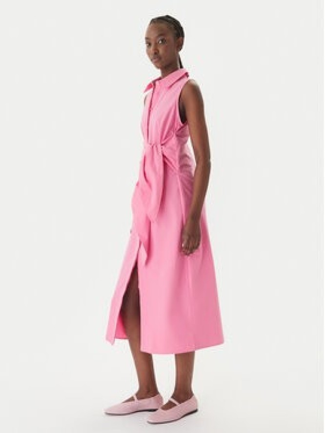 LOLA CASADEMUNT Sukienka koszulowa LS2616085 Różowy Regular Fit