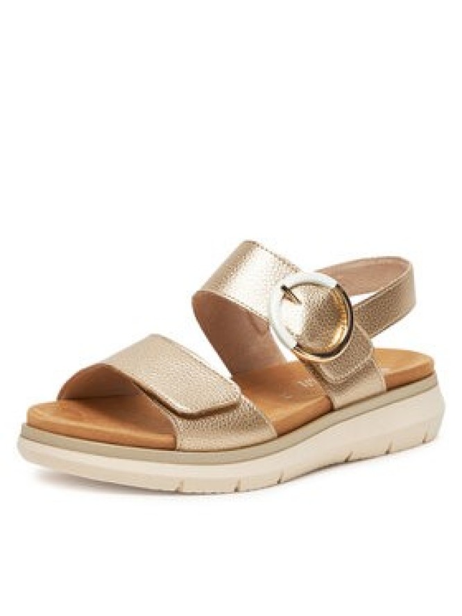 Remonte Sandały D2K50-90 Złoty