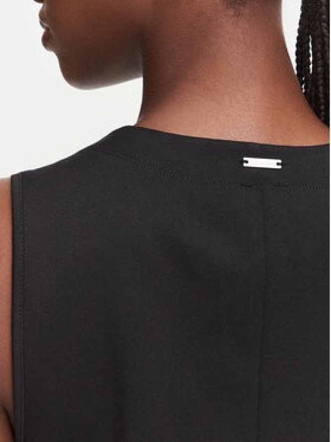 Calvin Klein Sukienka codzienna LV044G207G Czarny Regular Fit