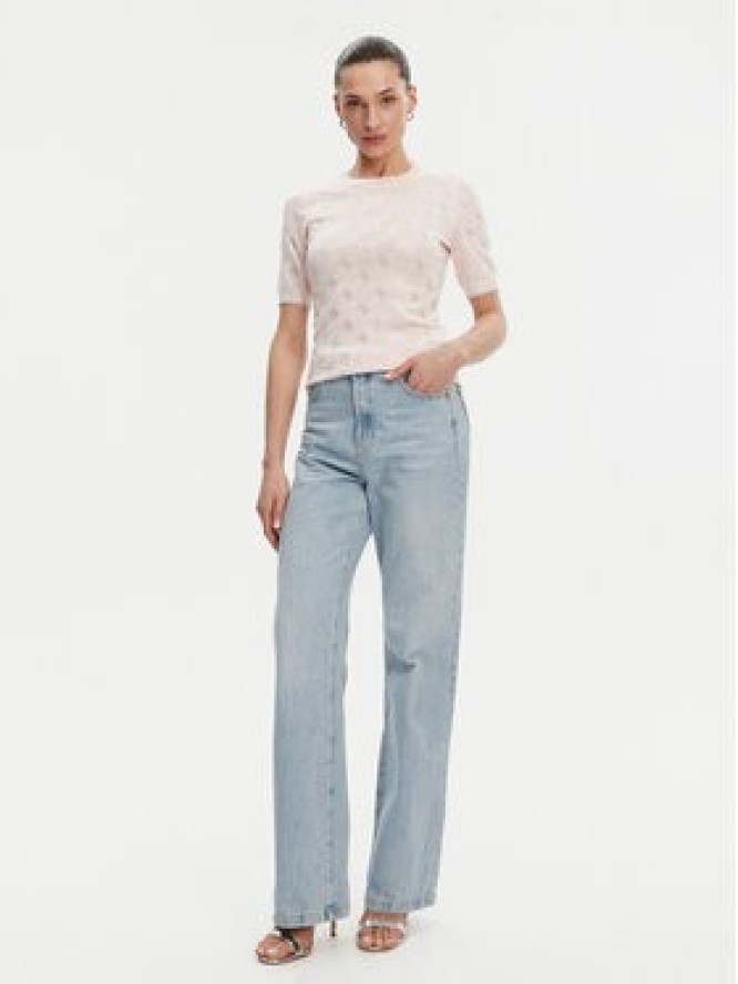 Guess Sweter W5GR20 Z3D60 Różowy Regular Fit