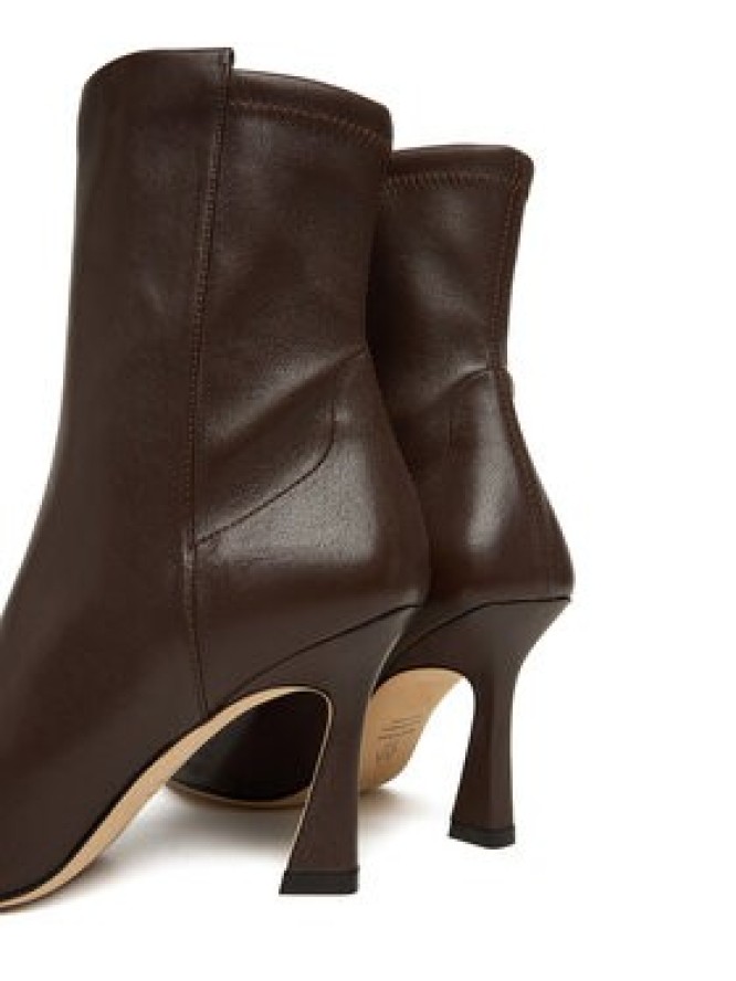 Stuart Weitzman Botki Vinnie SM440 Brązowy