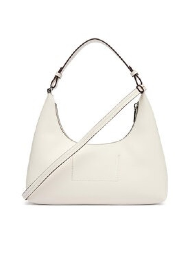 Calvin Klein Torebka Foil Logo Conv Shou?Lder Bag LV04F3272G Biały