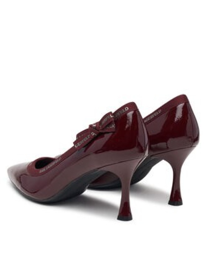 KARL LAGERFELD Szpilki Sienna KL32708R Bordowy