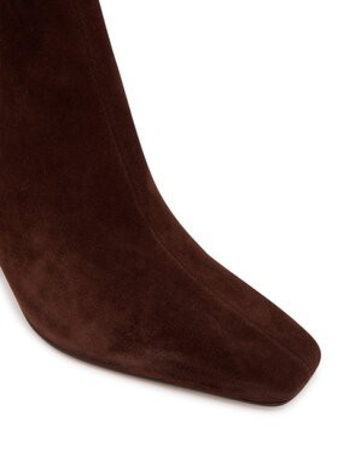 Steve Madden Botki Flares 11005754 Brązowy ciemny