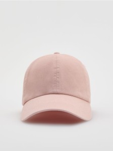 Czapka z daszkiem - pastelowy róż