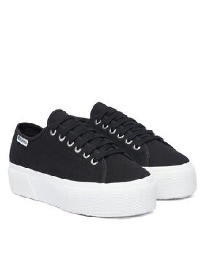 Superga Tenisówki 3790 Platform S3134MW Czarny