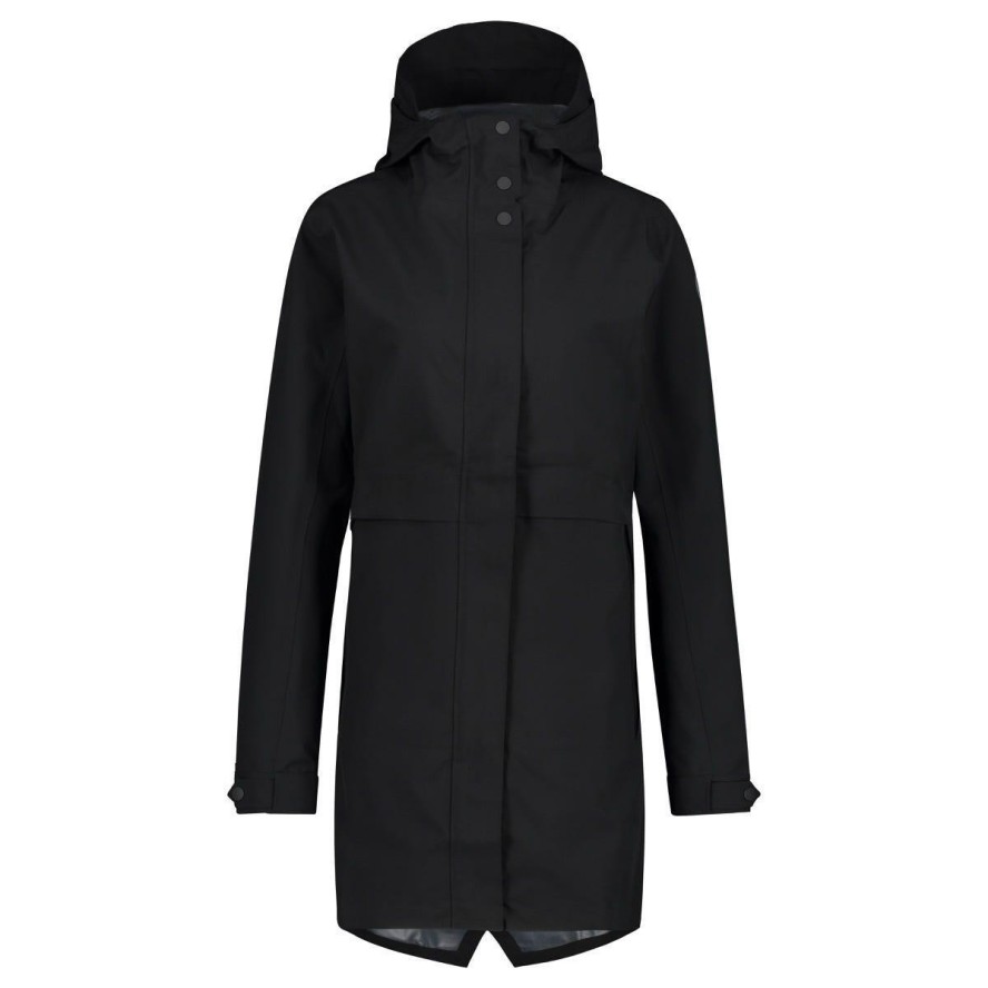 Parka Rain Jacket Women Black