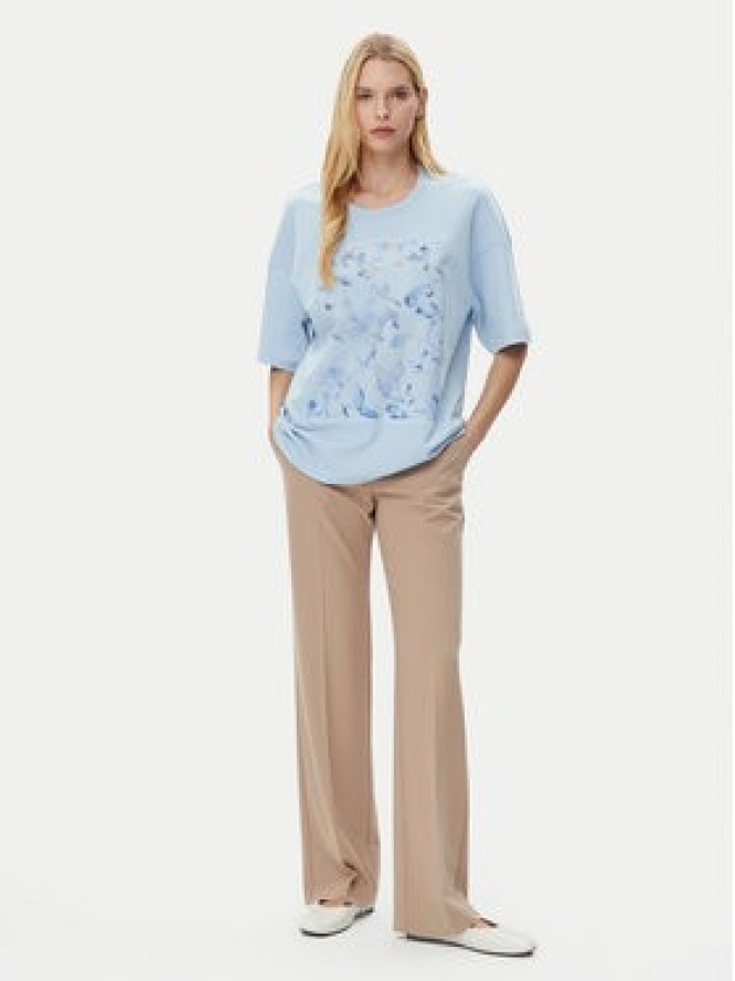 BOSS T-Shirt 50532093 Niebieski Relaxed Fit