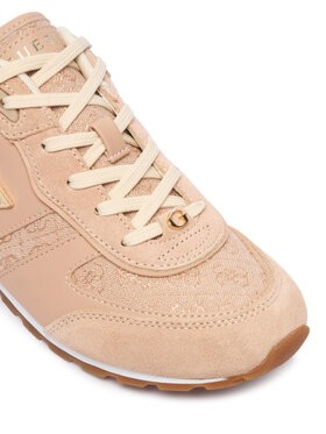 Guess Sneakersy FLTTYR SUE12 Beżowy jasny