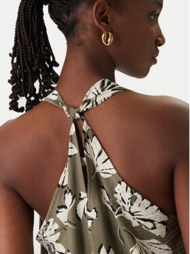 Vero Moda Sukienka letnia Jennifer 10341973 Zielony Regular Fit