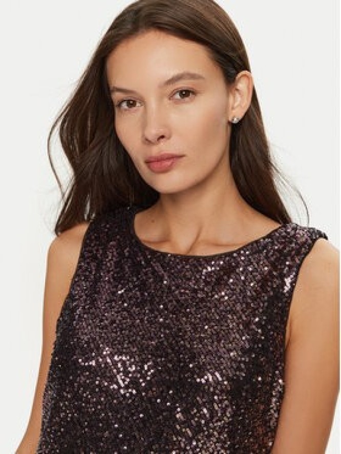 DKNY Sukienka koktajlowa DD4HZB44 Brązowy Slim Fit