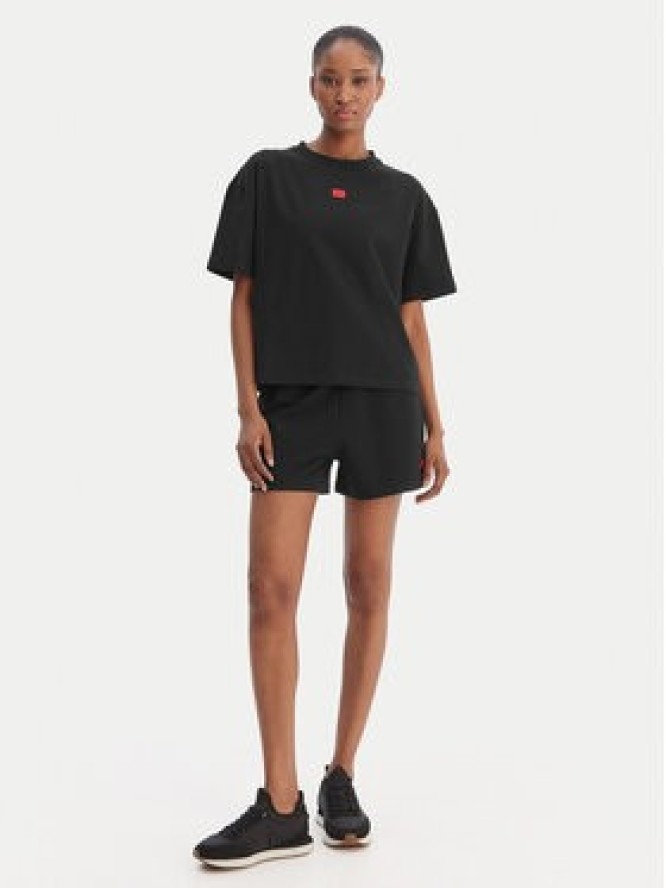 HUGO T-Shirt Signature 50556807 Czarny Regular Fit