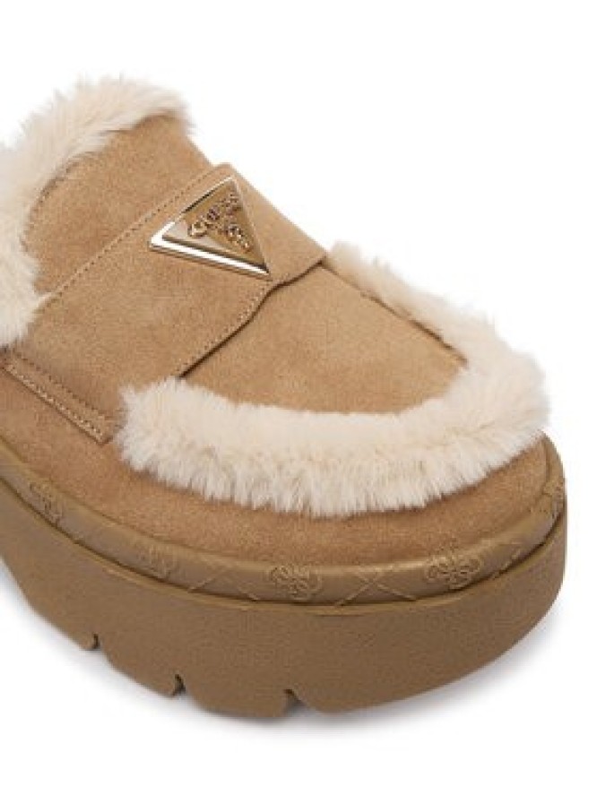 Guess Klapki FLFBRI ESU06 Beżowy