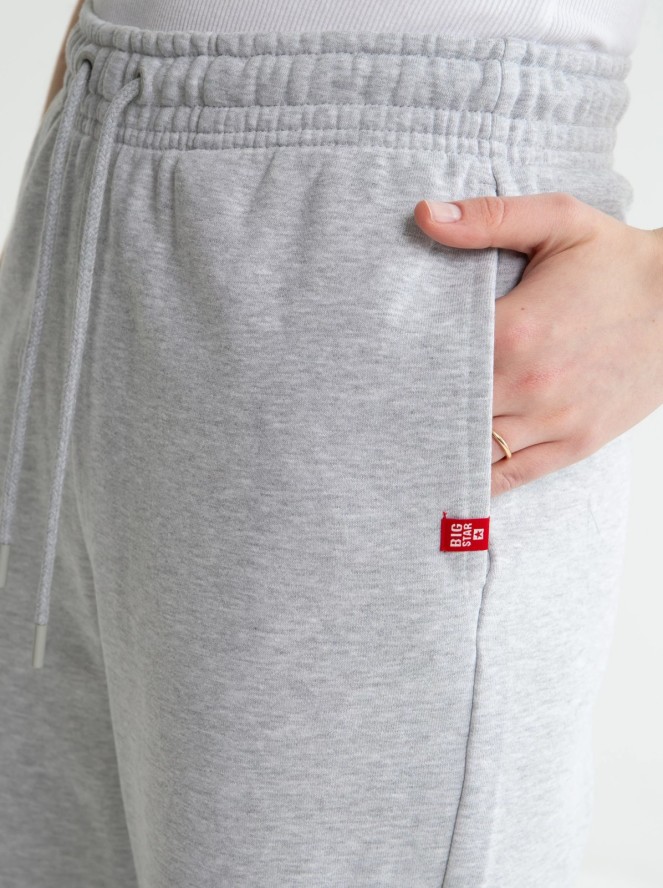 Spodnie damskie dresowe szare Yeva 901