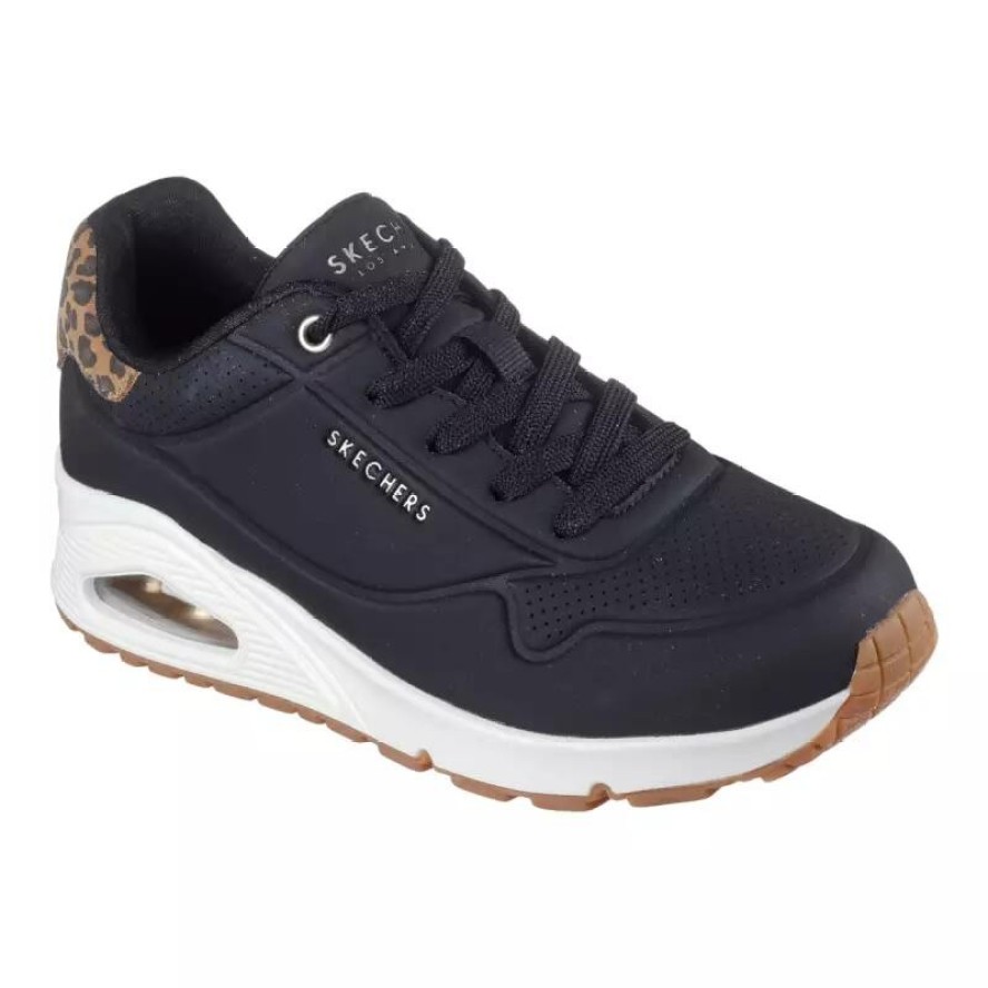 Baskets Femme UNO-JUNGLE NITE Noir SKECHERS