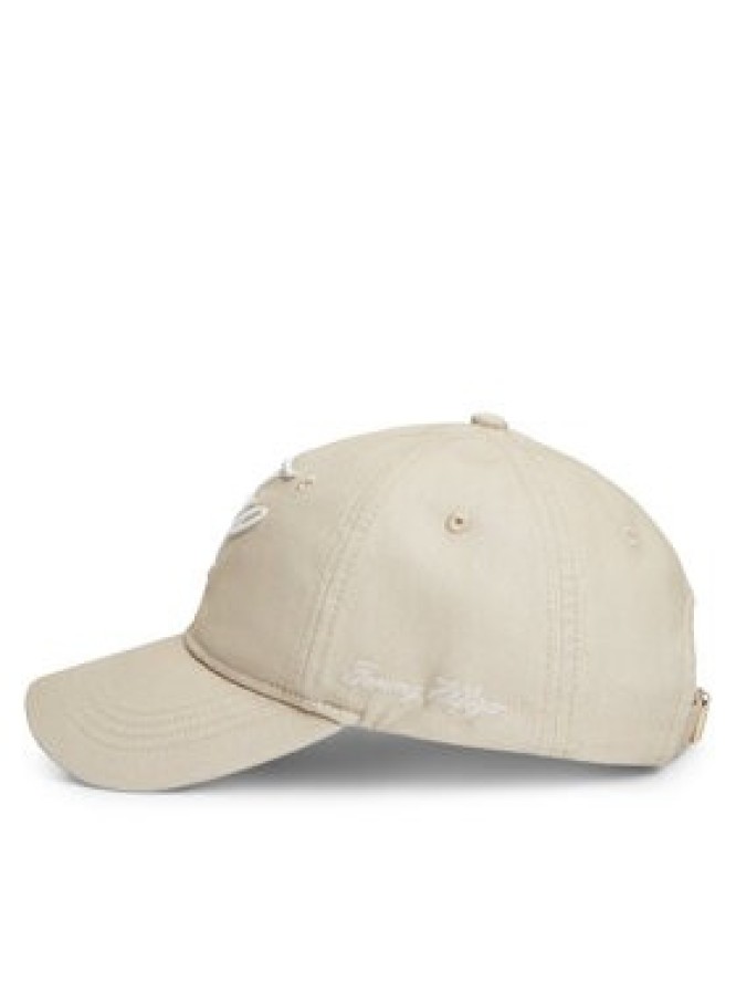 Tommy Hilfiger Czapka z daszkiem Logo Embroidery Baseball Cap AW0AW18338 Beżowy