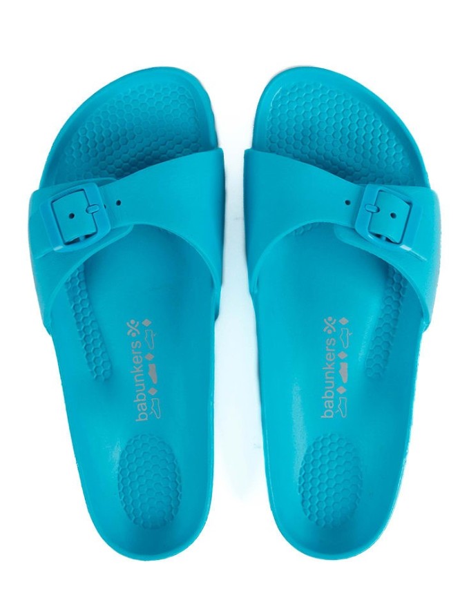 BABUNKERS Family Klapki w kolorze błękitnym rozmiar: 36