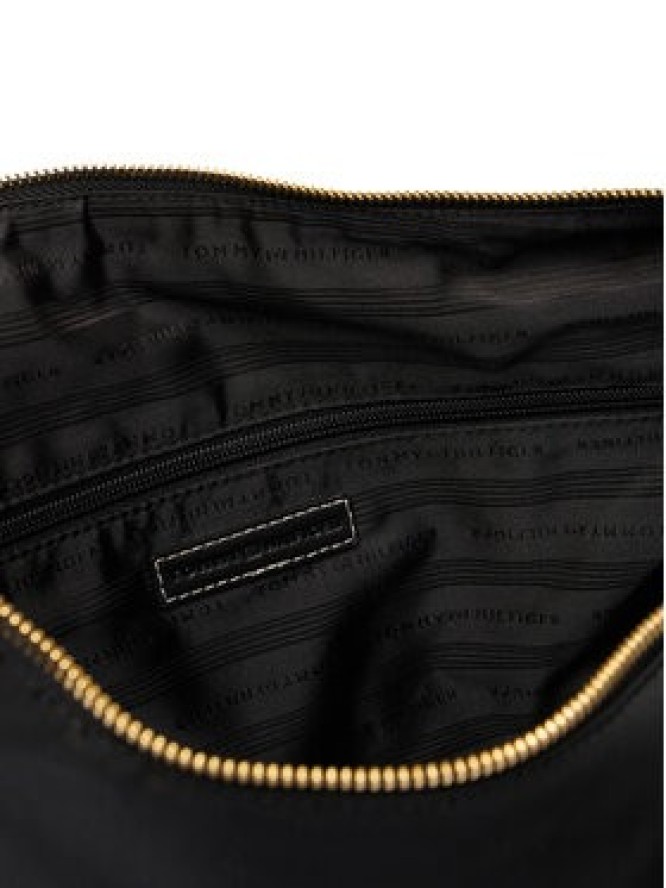 Tommy Hilfiger Torebka Th Go Hobo Nylon AW0AW18229 Czarny
