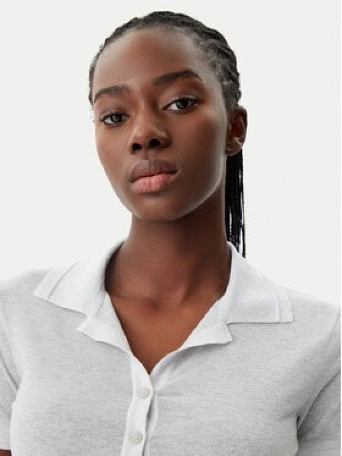 Patrizia Pepe Sweter 8K0279/K128-W180 Srebrny Regular Fit