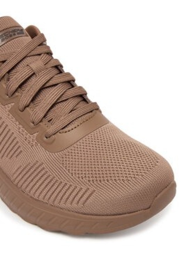 Skechers Sneakersy Bobs Squad Chaos-Face Off 117209/CLAY Brązowy