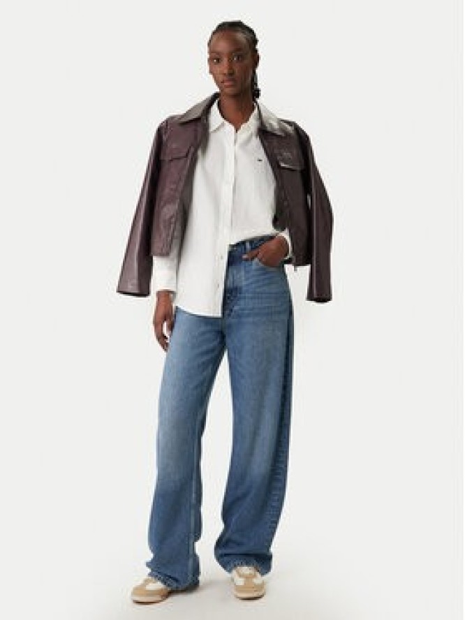 Tommy Jeans Koszula DW0DW22209 Biały Relaxed Fit