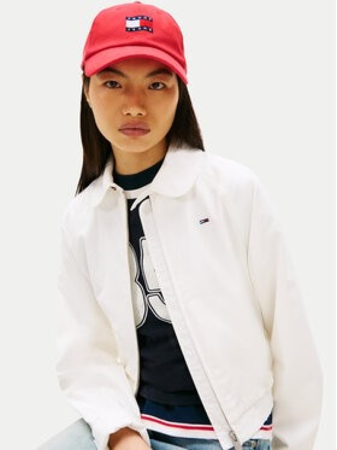 Tommy Jeans Czapka z daszkiem AW0AW18360 Koralowy