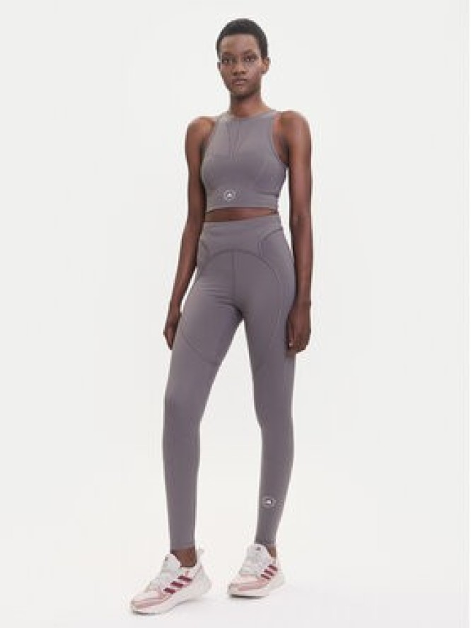 adidas by Stella McCartney Legginsy Training JM1398 Szary Slim Fit