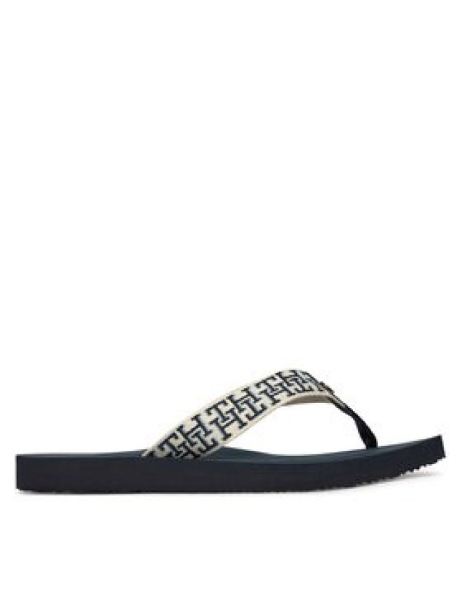 Tommy Hilfiger Japonki Th Corporate Sandal FW0FW09610 Granatowy