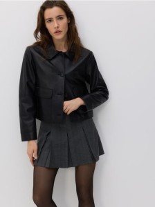 Plisowane spódnico-szorty - wielobarwny