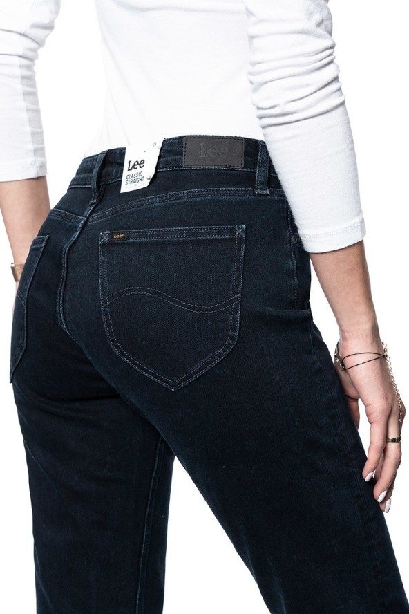 SPODNIE DAMSKIE LEE MARION STRAIGHT CLEAN BALLAD L301QCKV 112105878