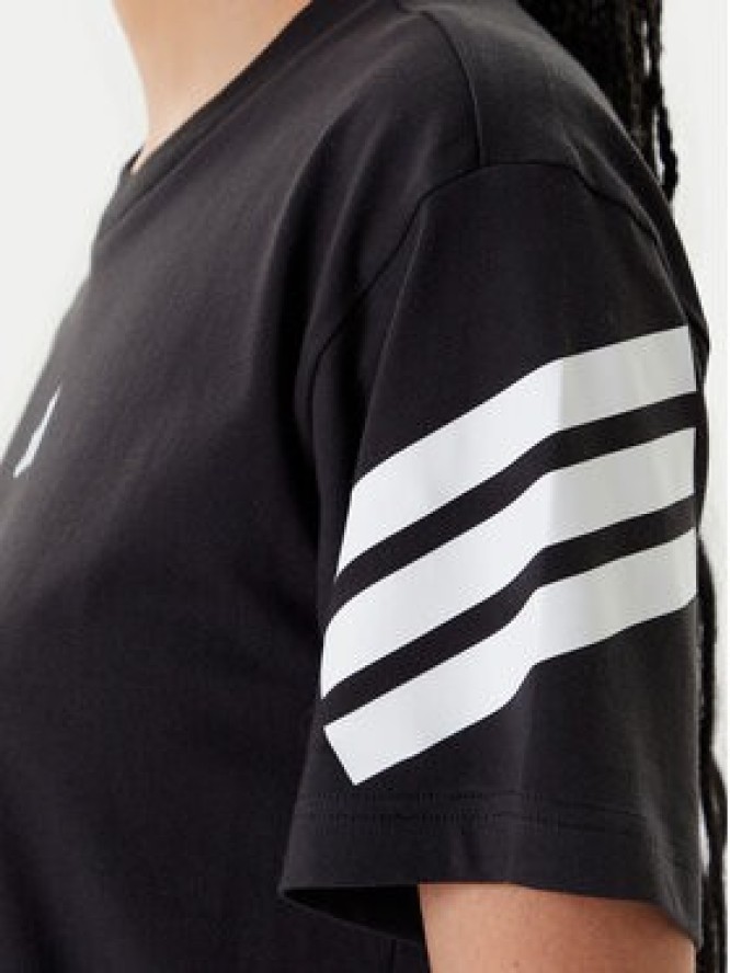 adidas T-Shirt Future Icons 3-Stripes JE0237 Czarny Regular Fit