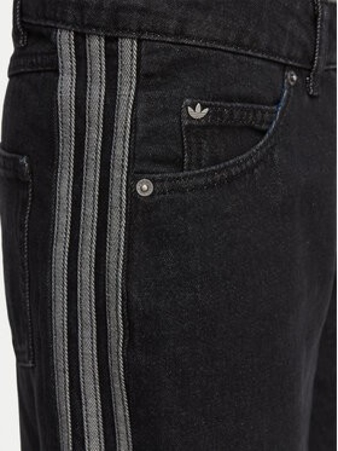 adidas Jeansy Firebird Adilenium KD2905 Czarny Wide Leg